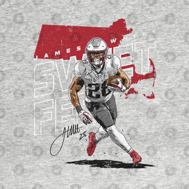 James White New England Player Map by Buya_Hamkac